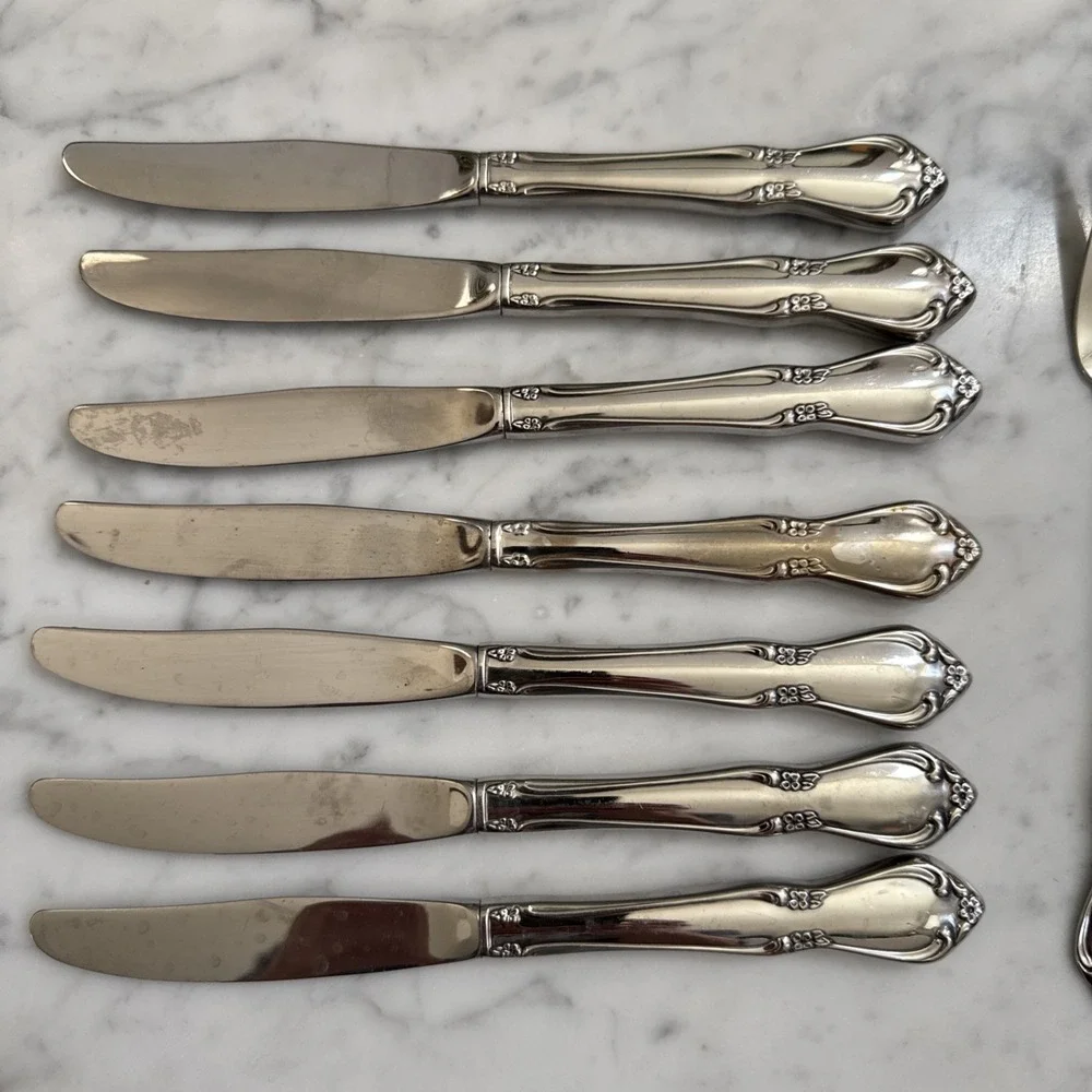 Oneida CHATEAU Dinner Knives Hollow 8.5